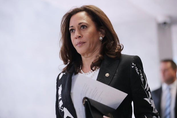 Sen. Kamala Harris, D-California, in Hart Senate Office Building on July 27, 2017