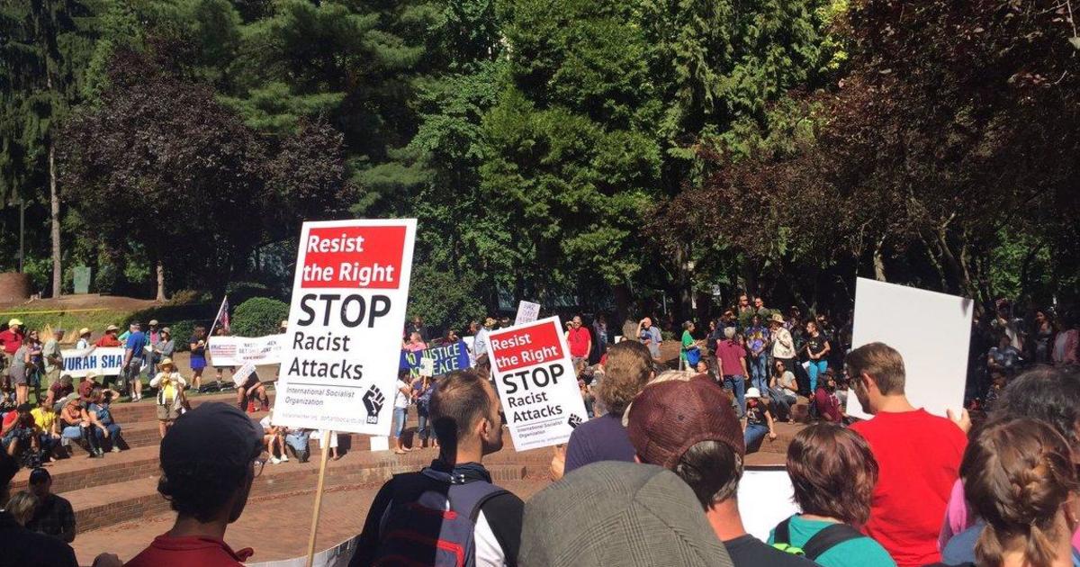 Violence erupts at anti-white nationalist rally in Portland