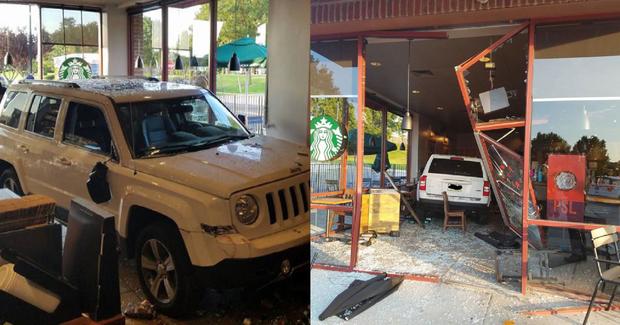 1 Injured After SUV Crashes Into West Chester Starbucks 