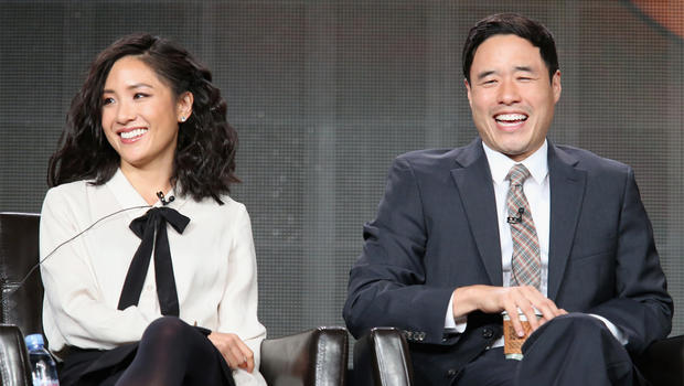 Constance Wu and Randall Park 