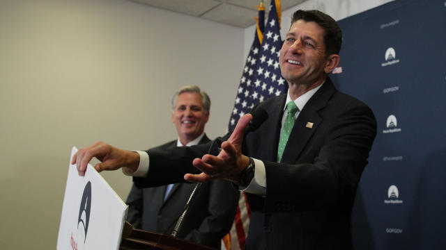 House Speaker Paul Ryan And House Leadership Address The Press After Weekly Conference Meeting 