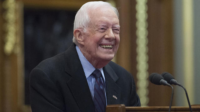 Former US President Jimmy Carter Deliver A Lecture on Guinea Worm Eradication 