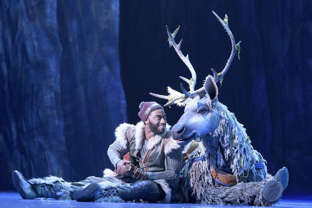 Photos from the musican 'Frozen' onstage at the Buell Theatre in the Denver Center for the Performing Arts 