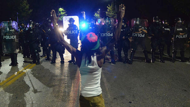 St. Louis Protest - Officer Shoots Black Man 
