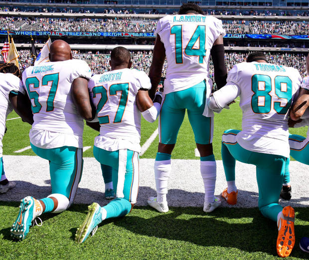 Miami Dolphins - Kneeling National Anthem 