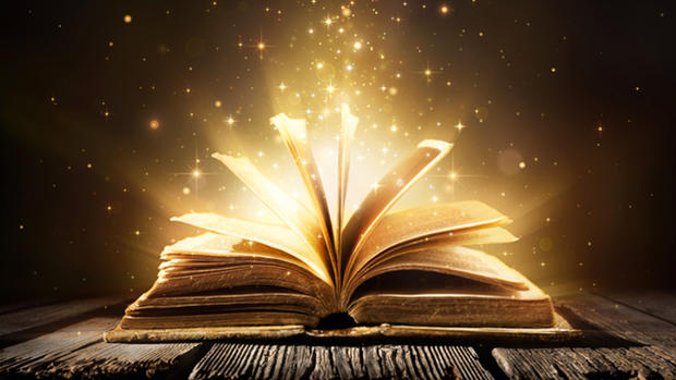 Magic Book With Shining Lights 