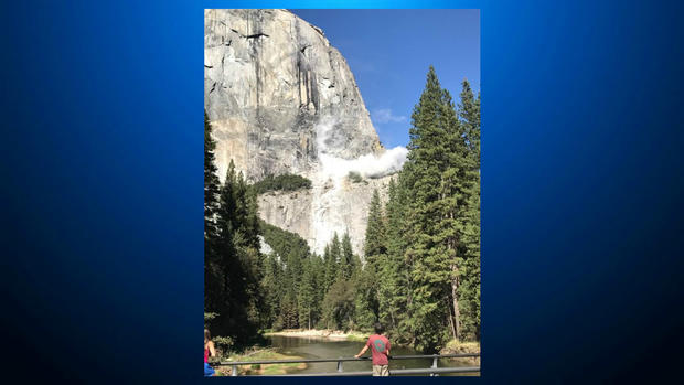 Yosemite El Capitan rockfall 