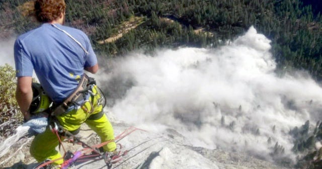 Falling rocks at Yosemite crash through tourist's sunroof CBS News