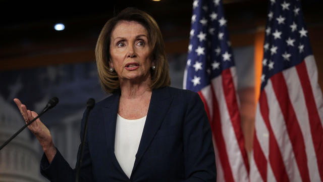 Nancy Pelosi Holds Weekly Press Conference At The Capitol 