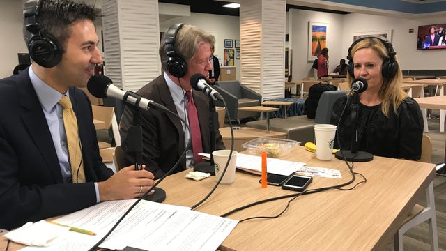 Steve Chaggaris, Major Garrett, Samantha Bee 