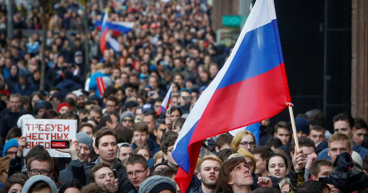 Supporters of opposition leader Alexei Navalny rally across Russia ...