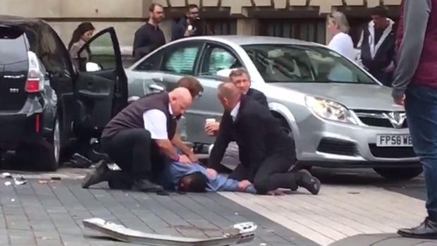 London Car Into Pedestrians - Terror Attack 