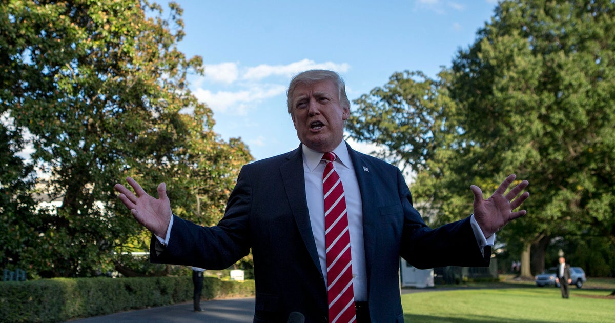 Trump leaves White House for Camp David CBS News(01)