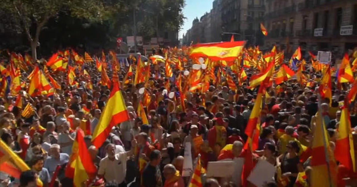 Protests as Catalonia threatens declaration of independence from Spain ...