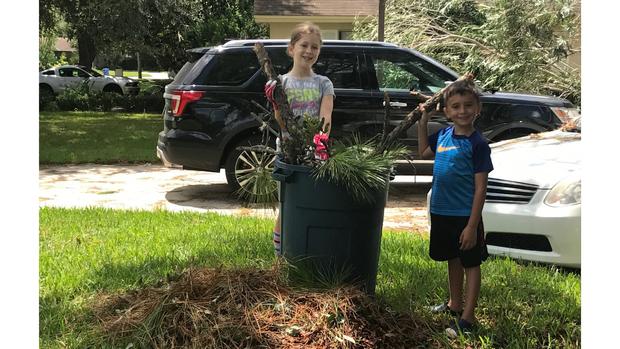 9-year-old girl spreads love to Hurricane Irma victims 