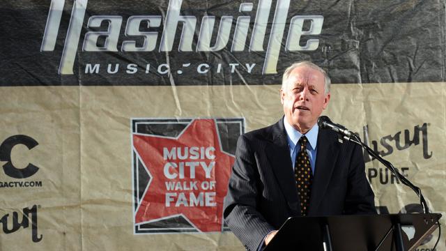 Music City Walk Of Fame Inductees get their Star. 