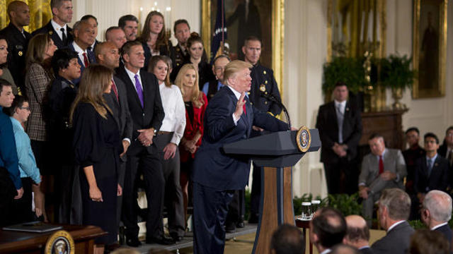 President Trump Delivers Remarks On Combating The Opioid Epidemic 