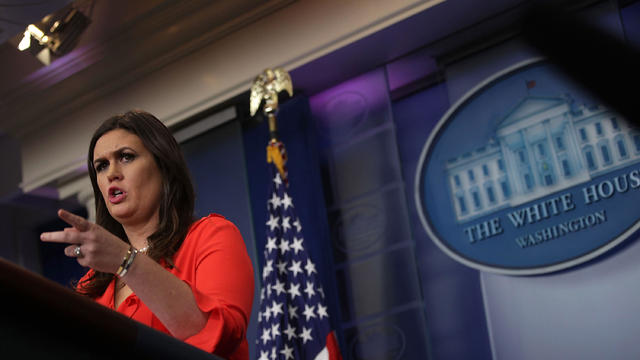 Press Secretary Sarah Sanders Holds Daily White House Press Briefing 