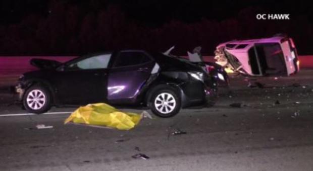 2 Killed, 1 Arrested In 57 Freeway Wreck 