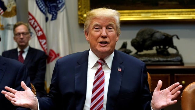 Trump speaks during a tax reform meeting at the White House in Washington 