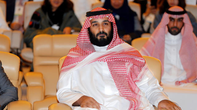 FILE PHOTO: Saudi Crown Prince Mohammed bin Salman, attends the Future Investment Initiative conference in Riyadh 