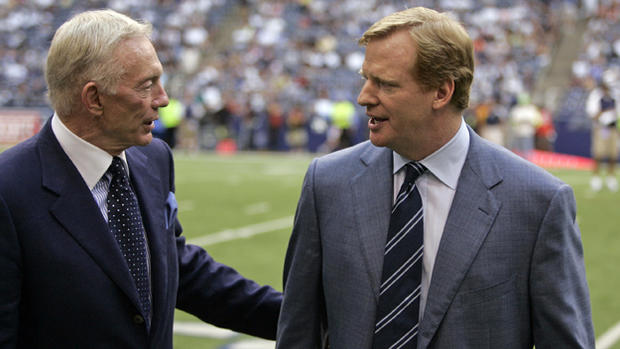 Roger Goodell and Jerry Jones 