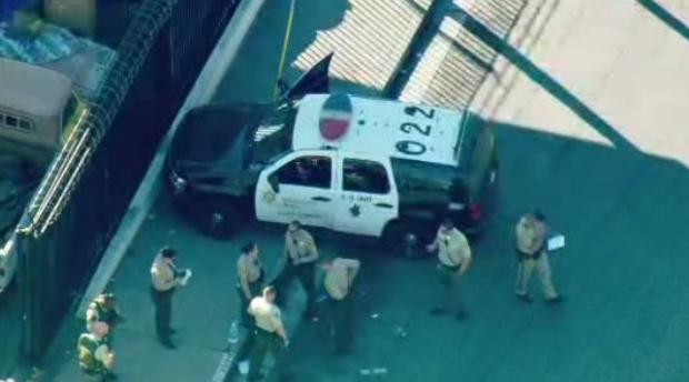 Deputy Hurt In East LA Wreck That Downed Power Lines 