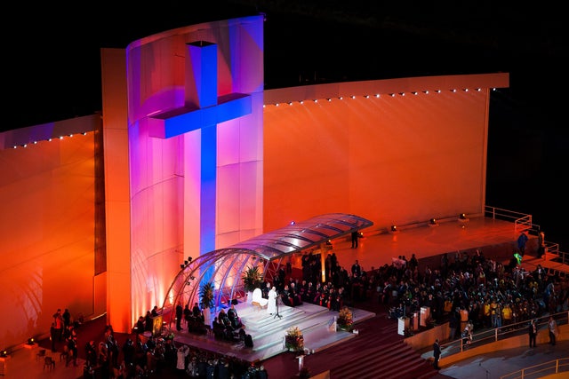 Pope Francis Celebrates Mass On Copacabana Beach 