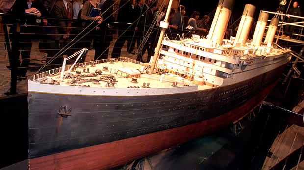 titanic scale model 