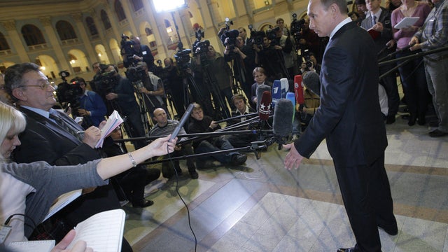 Russian Prime Minister Vladimir Putin 