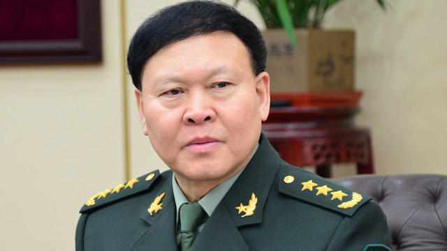 Zhang Yang, head of General Political Department of the People's Liberation Army (PLA), attends a meeting in Beijing 