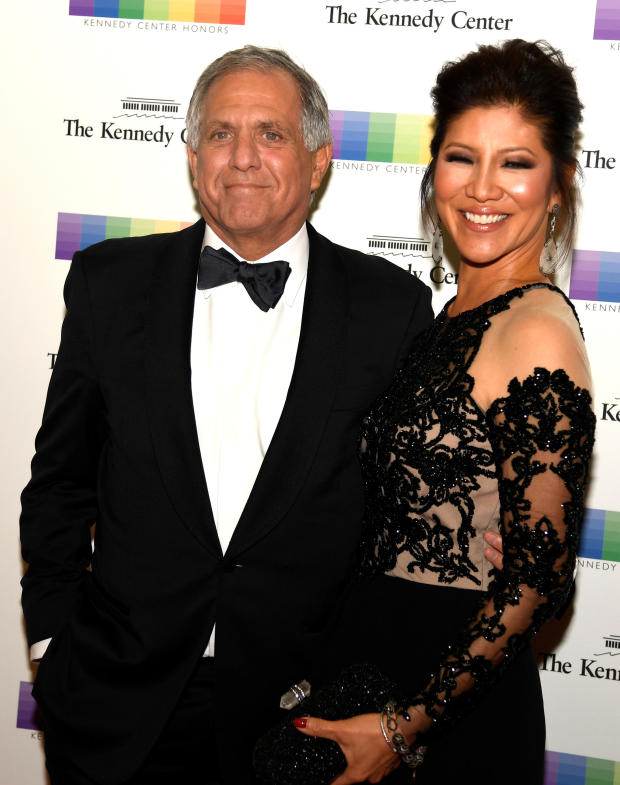 Les Moonves and Julie Chen 
