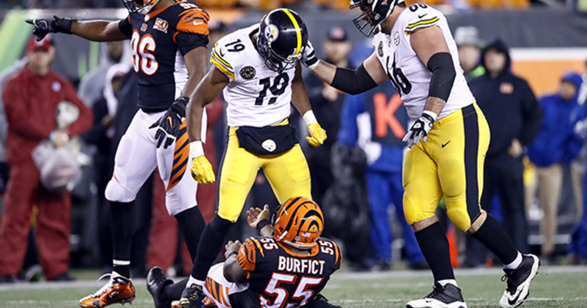 Steelers' Smith-Schuster, Bengals' Iloka Each Suspended One Game For Helmet -To-Helmet Hits - CBS Boston