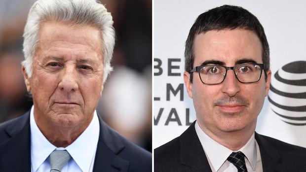 John Oliver grills Dustin Hoffman about sexual harassment allegations 