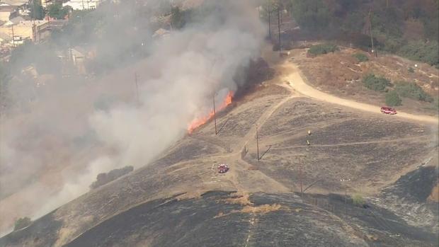 Small Brush Fire Breaks Out In El Sereno 