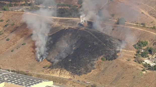 Small Brush Fire Breaks Out In El Sereno 