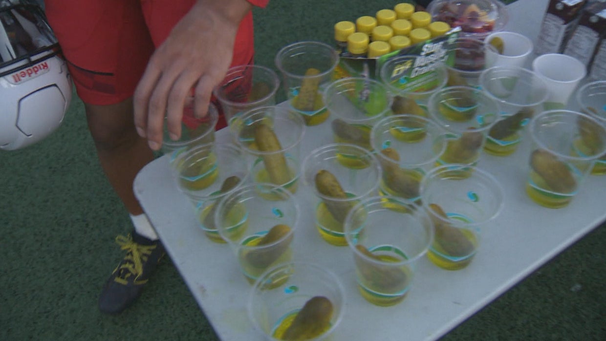 Athletes are turning to pickle juice to prevent cramps, but how does it