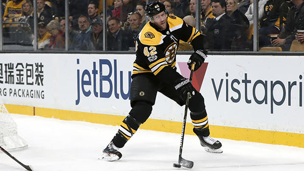 David Backes - NHL: DEC 07 Coyotes at Bruins 