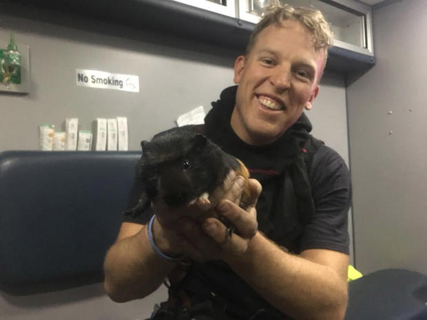 Monaco garage fire guinea pig rescue from SAFD 