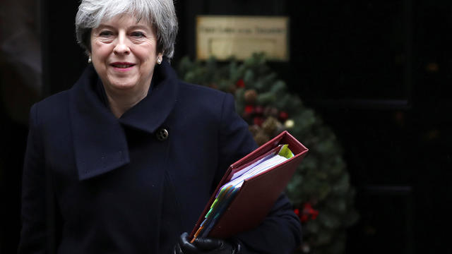 Britain's Prime Minister Theresa May leaves 10 Downing Street in London 