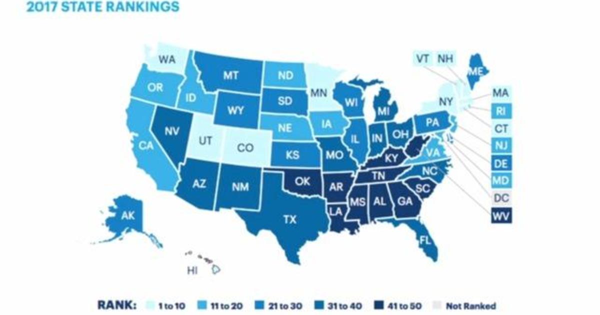 Which Us State is the Healthiest? 