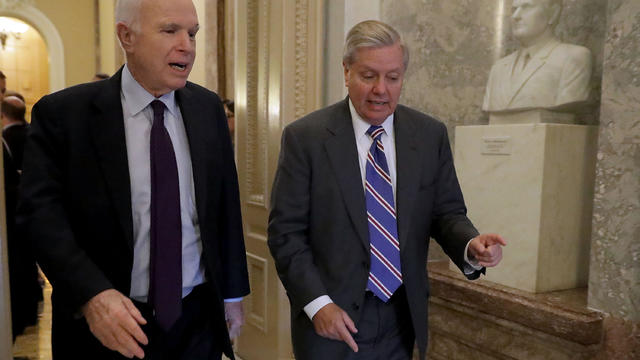 Senators Debate Health Care Bill On Capitol Hill 