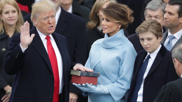 Donald Trump Is Sworn In As 45th President Of The United States 