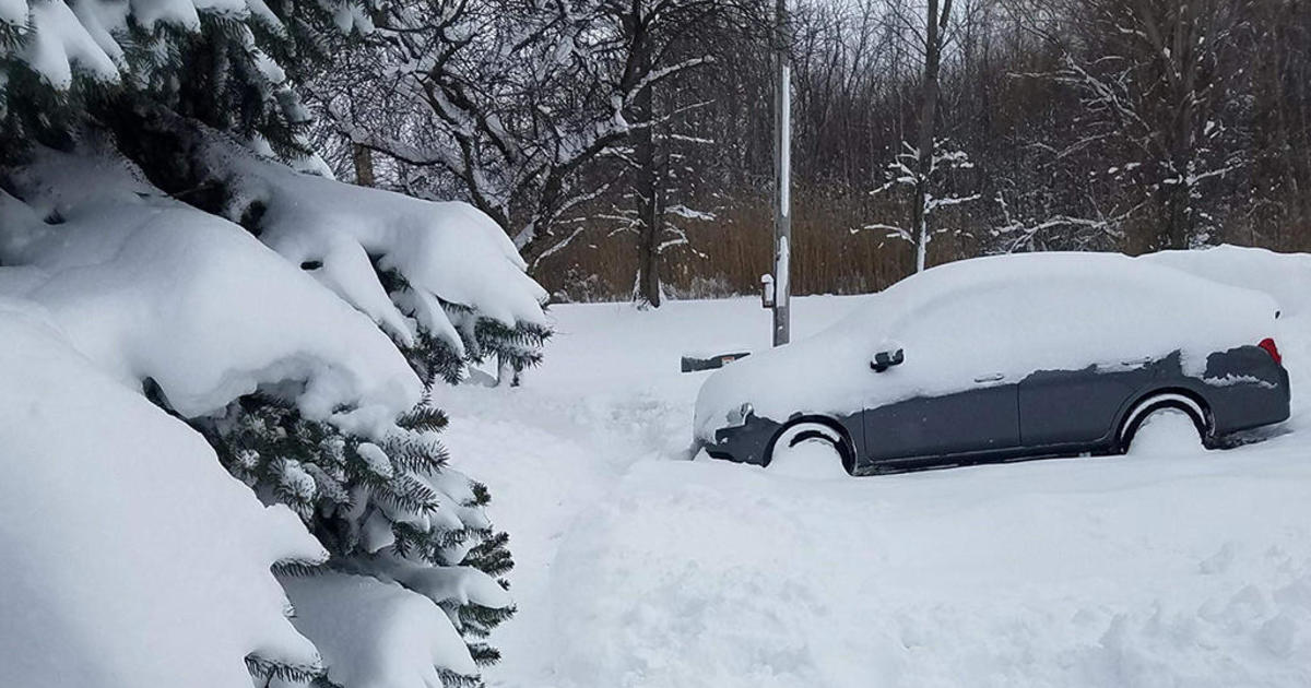 Christmas storm buries Erie, Pennsylvania, with record snowfall CBS News