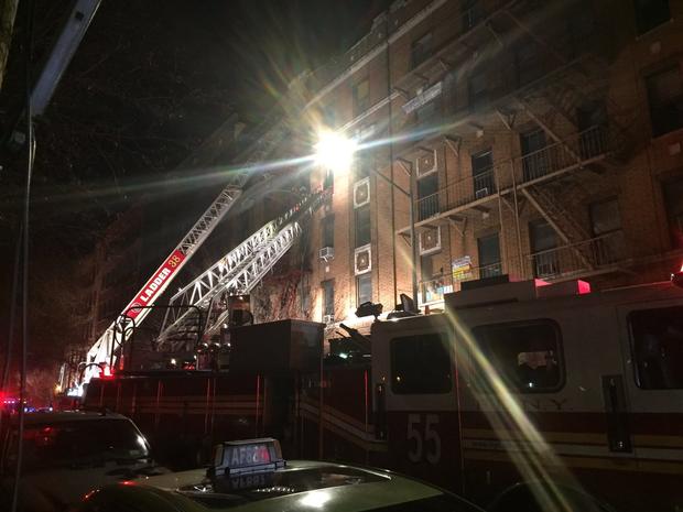 Bronx apartment building fire 