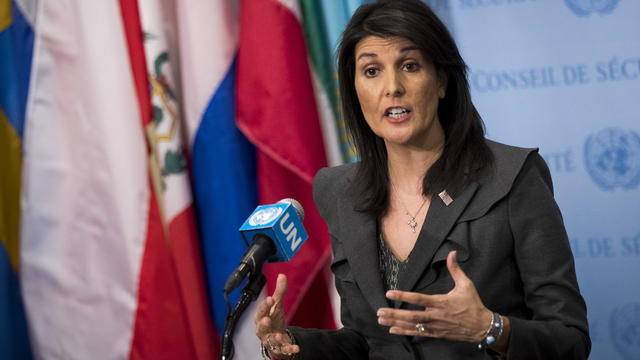 UN Ambassador Nikki Haley Addresses Press On Protests In Iran And U.S. Relations With Pakistan 