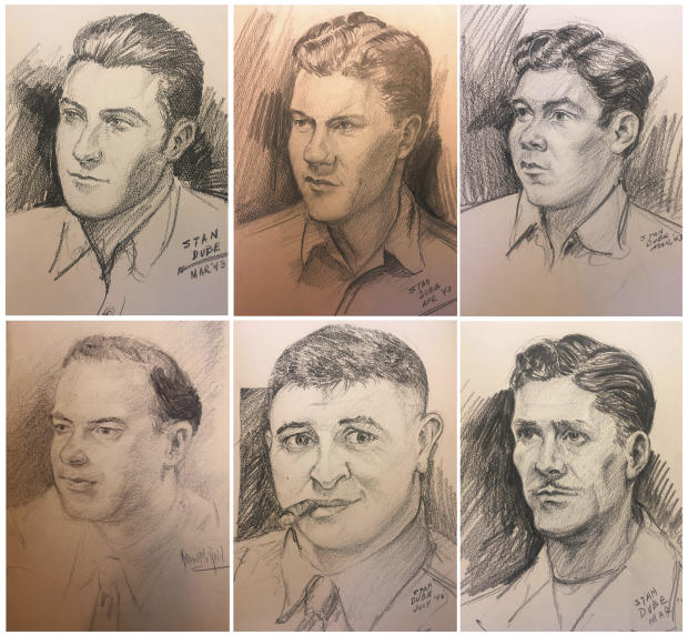 WWII Soldier Sketches 
