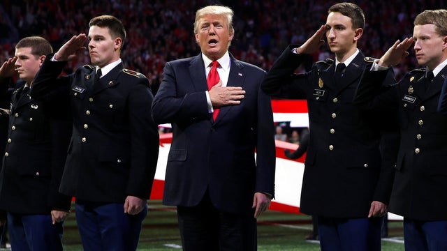 donald trump ncaa college football 