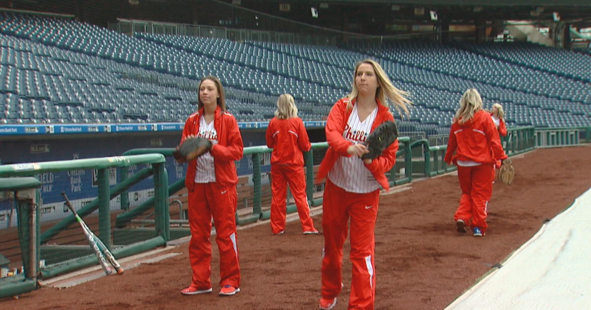 Five Phillies ballgirls hail from Bucks County