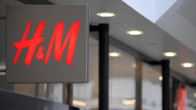 The logo of Swedish high-street clothing 